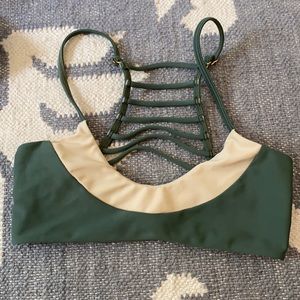 Issa de’mar color block bikini top